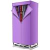 CABINE Asciugatrice per Abiti Portatile Elettrica da 1000W, Asciugatura a 2 Vestiti a 2 Vestiti Asciugati Asciugatrice, Carico 30 Kg/D