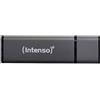 Intenso Alu Line, 128 GB Chiavetta USB 2.0, Pendrive, Antracite