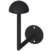 BRACKY THE LAB Bracky Porta Casco Moto | Modello Mono Casco | Supporto da Parete o da Muro | Gancio di Colore Nero