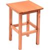 House Collection Sgabello in Legno Noce, Soggiorno e Bar, 29 x 29 x 45 cm