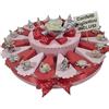 Sindy Bomboniere Bomboniere Comunione Femmina animaletti argentati Torta portaconfetti Completa (Torta da 20 fette)