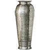 Loberon Saba Portaombrelli - Decorativo Effetto martellato - Finitura Argentata Anticata, Argento Antico