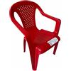 eacommerce Sedie da Bambino Set. 2 pezzi in Polipropilene con Braccioli Impilabile Colori assortiti (Rossa)