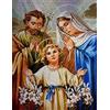 HXYA Set di Ricamo per arazzi Kit per Principianti Punto Croce Set di Ricami a Mezza Croce della Sacra Famiglia di Dio.