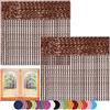 Bestlivings - Confezione da 2 tende a fili, 90 x 240 cm e 140 x 240 cm