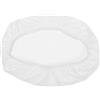 Cabilock Copri Serbatoio WC in Poliestere Elasticizzato Bianco Protezione Antipolvere e Facile Installazione per Bagno Moderno e Pulito