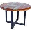 vidaXL Tavolino da Salotto in Legno di Teak e Resina 60 cm