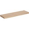 5 five simply smart 5five - Mensola a muro fissa, effetto legno naturale - 80 x 23,5 cm, fissaggi invisibili, supporta 15 kg - Per soggiorno, camera da letto, ufficio