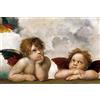 1art1 Raffaello Poster XXL Gli Angeli di Raffaello (Dettaglio) Stampa Geante 120x80 cm