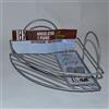 BecaSmart Scaffale da bagno doccia angoliera mensola a 1 piano angolare 30 x 22 x 13 cm antiruggine grigio