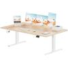 Devoko Scrivania Elettrica 180 x 80 cm, Scrivania Regolabile In Altezza Con Gancio Per Cuffie, 71-119 cm, 2 Opzioni Di Memoria Intelligente, Adatta Per Studio E Ufficio?Beige?