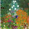 Zhyaunz Pittura Diamante 5D Fai da Te con Kit di Numeri Giardino Fiorito Gustav Klimt Ricamo a Punto Croce Strass Picture Art Craft Wall Decor 40x50cm