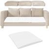 MOTTK Cuscino di supporto per divano cedente, 40/50/60 cm, inserto in schiuma ad alta densità, per divani, mobili, sedute, sotto il divano, in schiuma curva (1,60 x 60 cm)