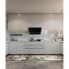 LARA MORADA - Tappeto Cucina, Passatoia Antiscivolo Lavabile in PVC, Forma Sagomata, Stampa Digitale HD, Made in Italy, 50x120 cm, Dis Laura 1
