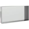 Generico Nicchia per Doccia Argento Spazzolato 62x32x9cm in Acciaio Inox