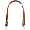ZacLAy Tracolle Corte Singole di Ricambio in Pelle da 50Cm Accessori per Borse Manici per Borse Modello Semplice, Marrone, d'oro