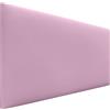 DHOME Testata in similpelle o tessuto AQUALINE Testata imbottita liscia Testata letto di lusso (Similpelle Rosa, 90cm (Lits 70/80/90))