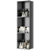 Zfmnoyev Nicchia Per Doccia, Nicchia Per Bagno In Acciaio Inox, Mobiletto A Muro A 1/2/3/4 Ripiani, Non Necessita Di Piastrelle, Mensola Da Incasso Per Doccia Per Riporre Oggetti(Grey,900x280x125 mm)