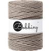Bobbiny Cavo macramè XXL 5 mm a 3 strati (caffè) 100 m