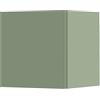 Liberoshopping Pensile cubotto sospeso in legno 30x30 cm (Con Anta, Salvia Opaco)