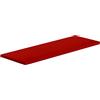 MODULARREDO | SMART Mensola da Muro, Scaffale Legno, Mensola da Parete, 56x20x1.8 cm, Rosso - Made in Italy
