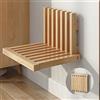 Generic Fasciatoio pieghevole da parete, in legno, salvaspazio, per camera da letto, bagno, ingresso, soggiorno, supporta fino a 100 kg