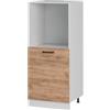 Vicco Mobile per forno da incasso R-Line, Rovere dorato, 60 cm, per la libera combinazione all'interno di sistemi cucina modulari