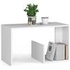 AKORD | Tavolino da Salotto in Legno - PAUL | Tavolo da Caffè | Coffee Table | Tavolini Basso Moderno | Consolle Ingresso | Arredamento Casa | 80 x 45 x 40 cm | Bianco