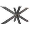 SOTECH Telaio del tavolo SPIDER/Gambe del tavolo in acciaio resistente in look vintage/Montaggio facile/Corridoi per progetti di tavoli da pranzo fai-da-te 710 x 1500 x 780 mm