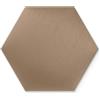 DecoNest Cuscino da parete decorazione da parete pannello da parete pannello acustico pannello da parete 3d lusso moderno imbottito Esagono 40x35 cm Beige