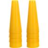 Holibanna 8 Pezzi Tubo di Filato in Plastica PVC Giallo per Cucito e Lavoro a Mano Struttura Avanzata di Avvolgimento e Adattabilità Multipla alle Macchine