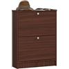 AKORD Scarpiera | Mobile porta scarpe con 2 cassetti | Organizzazione salvaspazio | Design elegante | B60 x H80 x T20 cm | Farbe: Wenge