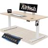 Airfish Scrivania Regolabile in Altezza 140x60cm Elettrica da Ufficio USB Funzione di Memoria Standing Desk Sistemi Anti-Collisione Altezza 73-118cm