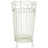 DESIGN DELIGHTS PORTAOMBRELLI Luca in Metallo, Colore: Bianco Antico