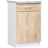 AKORD Mobile da cucina Lima | Mobile cucina con piano di lavoro 82x50 cm | Resistente | Design moderno | Per cucine grandi e piccole | Facile da pulire | Abbinabile ad altri mobili della gamma