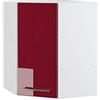 Vicco Mobile angolare da cucina Fame-Line, Bordeaux lucido, 57 cm, per la combinazione con altri moduli della serie Fame-Line