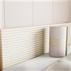 YHXAIQ Pannelli Imbottiti Parete Letto, Imbottitura Anti-Collisione della Parete, Pannello da Parete Autoadesivo, Pannello Decorativo Parete per Testiera del Letto, Camera dei Bambini(Beige,30 cm x 2 m 1pc)