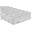 Irisette Badenia Materasso comfort in schiuma a freddo a 7 zone, grado di rigidità H3, 160 x 200 cm, bianco