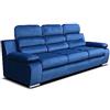Robin Inspire Amber Divano 3 Posti Con Funzione Letto Divano Per Il Soggiorno Sofa Per La Camera Da Letto Divano 238 x 96 x 95 cm Tessuto Kronos Blu Scuro