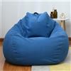 Odot Pouf Poltrona a Sacco, Poltrona Sacco, Sacchetto di Fagioli con Manico, Salotto Bean Bag, per Decorazione della Soggiorno Giardino (Senza Ripieno) (M(80x90cm),Blu Navy)