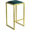 FERRO modern design Sgabelli Cucina 64 cm Moris - Sgabello Alto - Sgabelli Bar D'oro - Sgabello Bar - Sgabello Cucina - Sgabelli Alti - Sedie Alte - Fatto a Mano