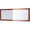 Vladon Specchio Lima, Specchio da Parete con Cornice Moderna, Bianco Lucido (139 x 55 cm)