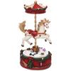 Zelda Bomboniere Carillon Cavallo Resina 11x11,5 Decorazioni Addobbi Natale