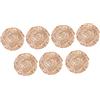 BATHVEVE 10pezzi Cappelli di Paglia Miniatura Cappelli Intrecciati per Bambole per Artigianato Accessori per Case delle Bambole Decorazioni per Fotoricampeggi