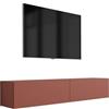3E 3xE living.com Mobile TV - mattone - 170 x 34 x 32 cm - Stile moderno