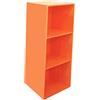 AntonaShop Libreria Colorata Componibile Modulare Legno MDF Laminato Mobile Scaffale (Arancio)