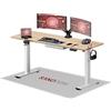 SANODESK Scrivania Gaming Regolabile 160x60 cm, Elettrica con Memoria e Gancio, Acero
