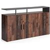 Vicco Credenza Amato, Legno antico, 35 x 91.6 cm, per la conservazione di abbigliamento e oggetti per la casa