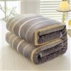 Chickwin Coperta di Flanella, Coperta in Pile per Divano Coperte Calda Morbida Confortevole Coperta Letto Singolo Matrimoniale Una Piazza e Mezza, Tutte Le Stagioni (200x230cm,Striscia Grigia)