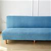 DOTBUY-SHOP Fodere Copridivano Senza Braccioli, Colore Puro Elasticizzato Copridivano Universale Fodera per Divano Senza Braccioli per Soggiorno Casa (160-190cm,Blu Cielo)